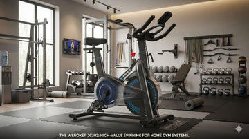 The Wenoker JC302, a high-value spinning bike for home gym system setups