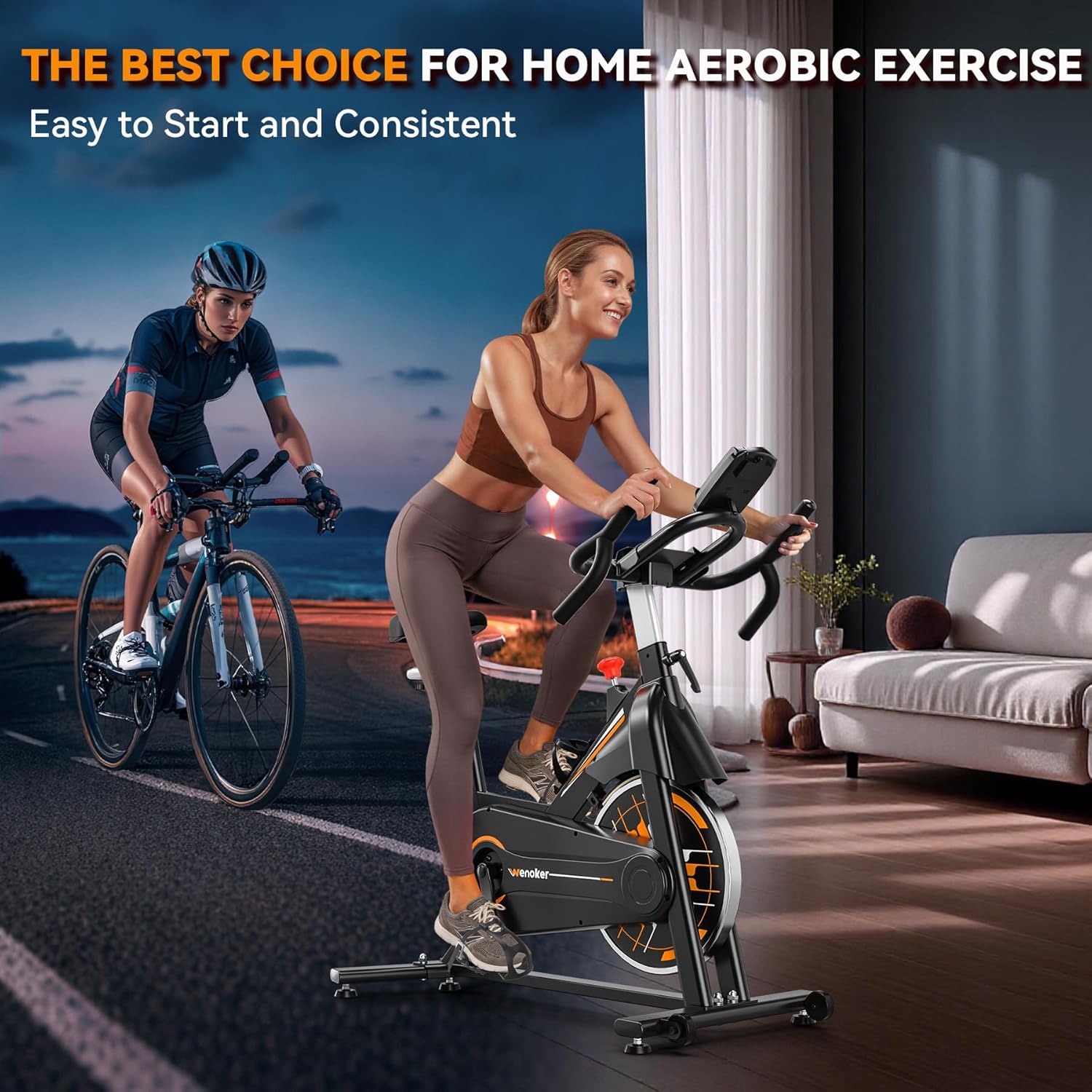 Wenoker JC305W Reibungswiderstands-Heimtrainer