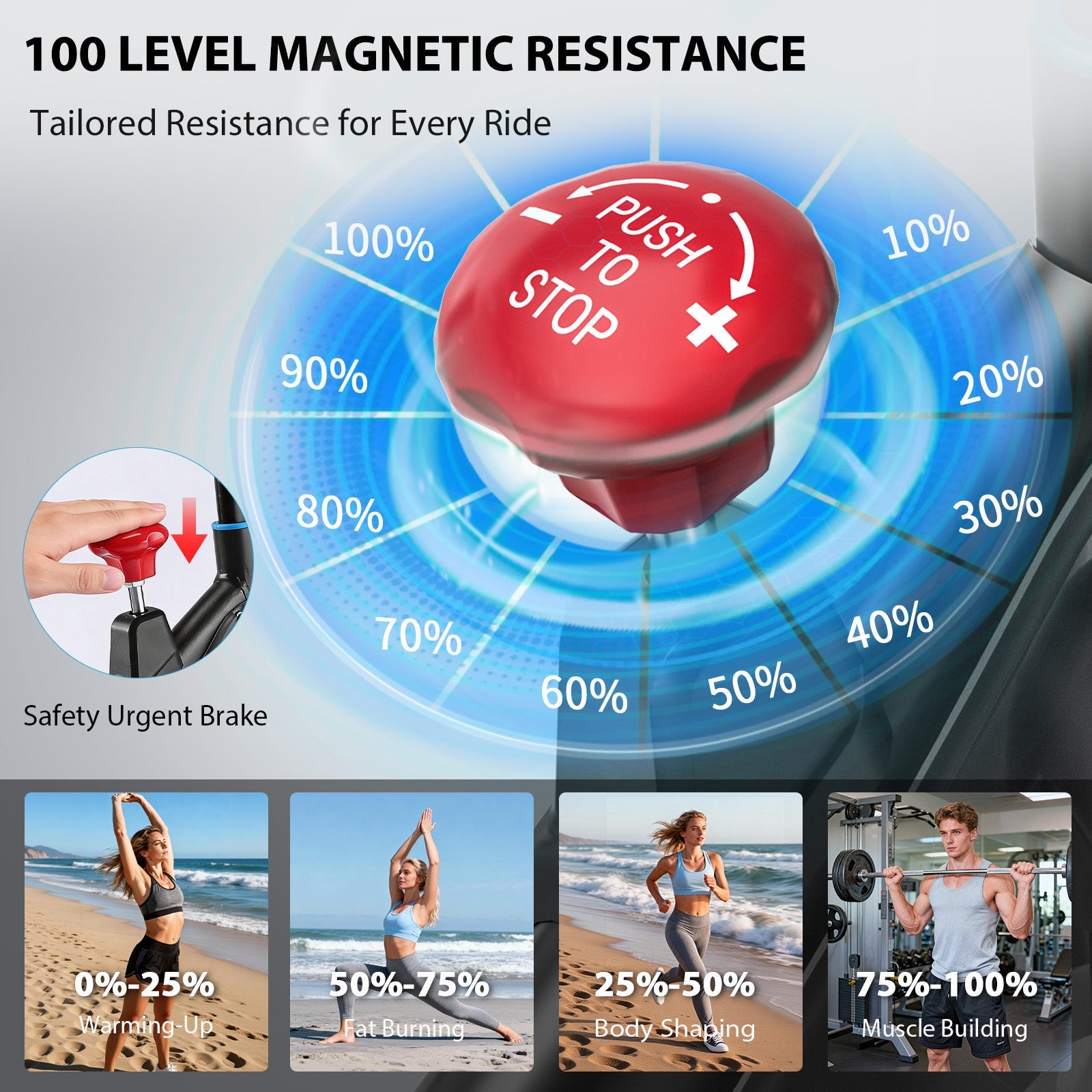 Wenoker JC302 Magnet-Heimtrainer